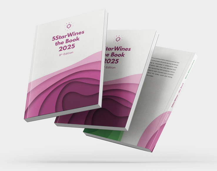 La guida vini 5StarWines - the Book 2025 esce per la prima volta in edizione paperback acquistabile